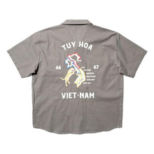 Load image into Gallery viewer, HOUSTON COTTON LINEN EMB ARMY SHIRT
