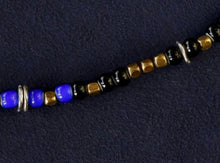 Load image into Gallery viewer, TRIPLE PART LONG BEADS - NAVY
