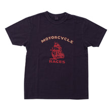 Load image into Gallery viewer, UES DENIM MOTORCYCLE T-SHIRT - BLACK
