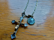 Load image into Gallery viewer, JESUS NECKLACE WITH EPOXY MEDAILLE
