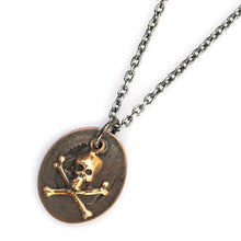 Load image into Gallery viewer, SKULL COIN NECKLACE

