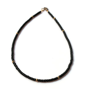 BZ NC + METAL NECKLACE - BLACK