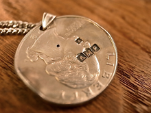 Load image into Gallery viewer, QUARTER DOLLAR NECKLACE -DIAMOND-
