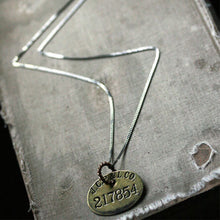 Load image into Gallery viewer, B-60 TAG NECKLACE
