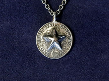 Load image into Gallery viewer, BUMP OUT STAR DIME NECKLACE
