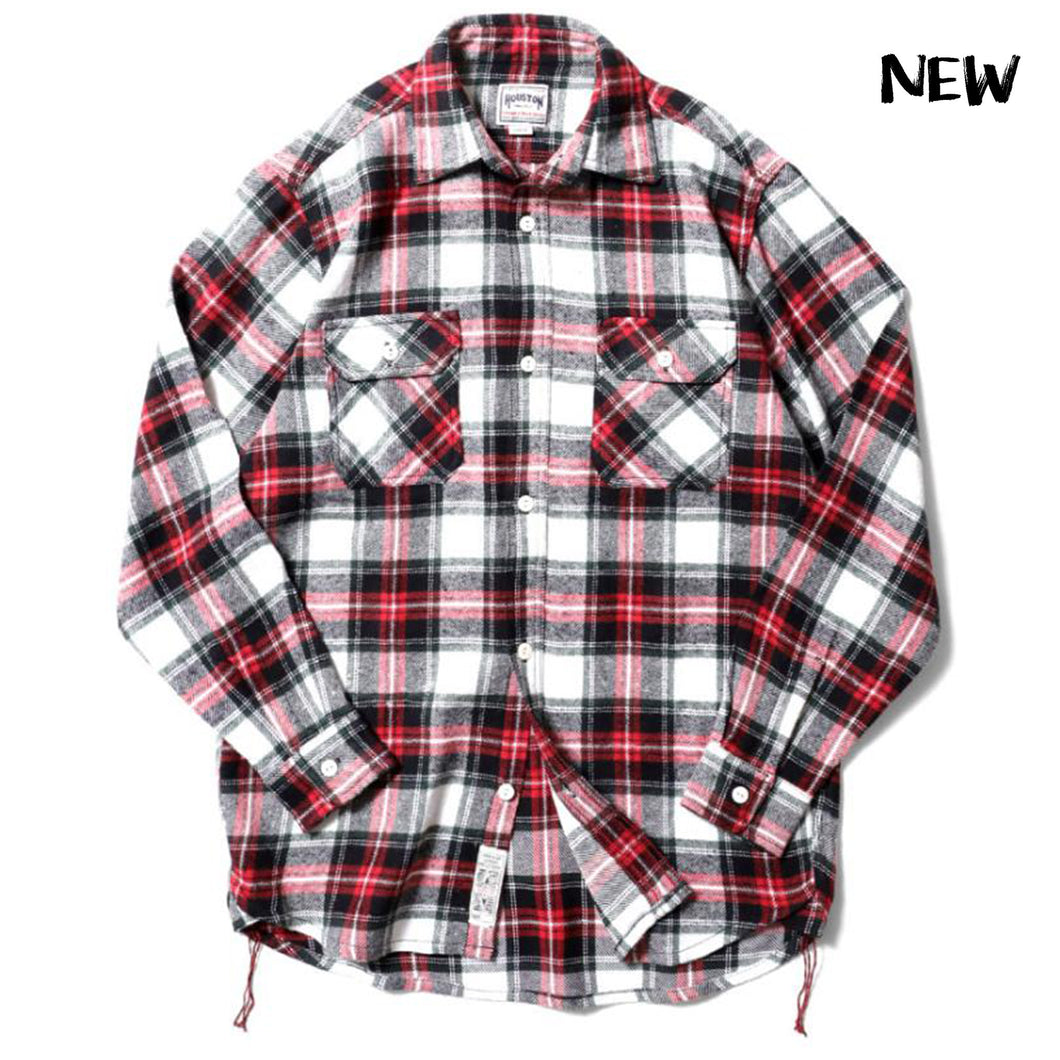 HOUSTON CHECK FLANNEL SHIRT - RED