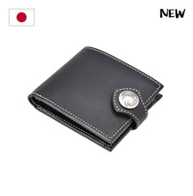 Load image into Gallery viewer, FUNNY COIN HEAD BILLFOLD WALLET - BLACK
