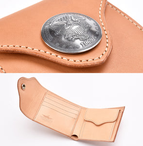 FUNNY CAVALRY BILLFOLD WALLET - TAN