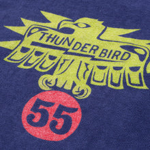 Load image into Gallery viewer, UES DENIM THUNDERBIRD T-SHIRT - NAVY
