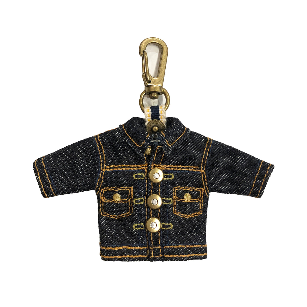 BIG JOHN LOGO DENIM JACKET KEY CHAIN