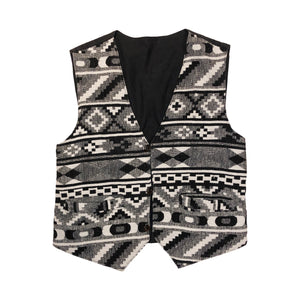 NAVAJO PATTERN WAISTCOAT - CRAFTMAN