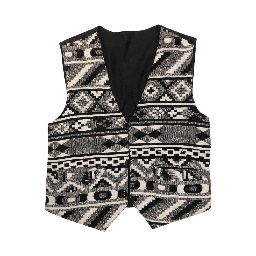 NAVAJO PATTERN WAISTCOAT - CRAFTMAN