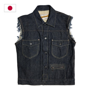 SCHOTT DENIM VEST - CRAFTMAN
