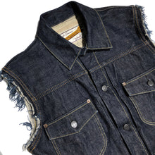 將圖片載入圖庫檢視器 SCHOTT DENIM VEST - CRAFTMAN
