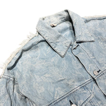 Load image into Gallery viewer, IROQUOIS NATIVE FEATHER JACQUARD DENIM JACKET - CRAFTMAN
