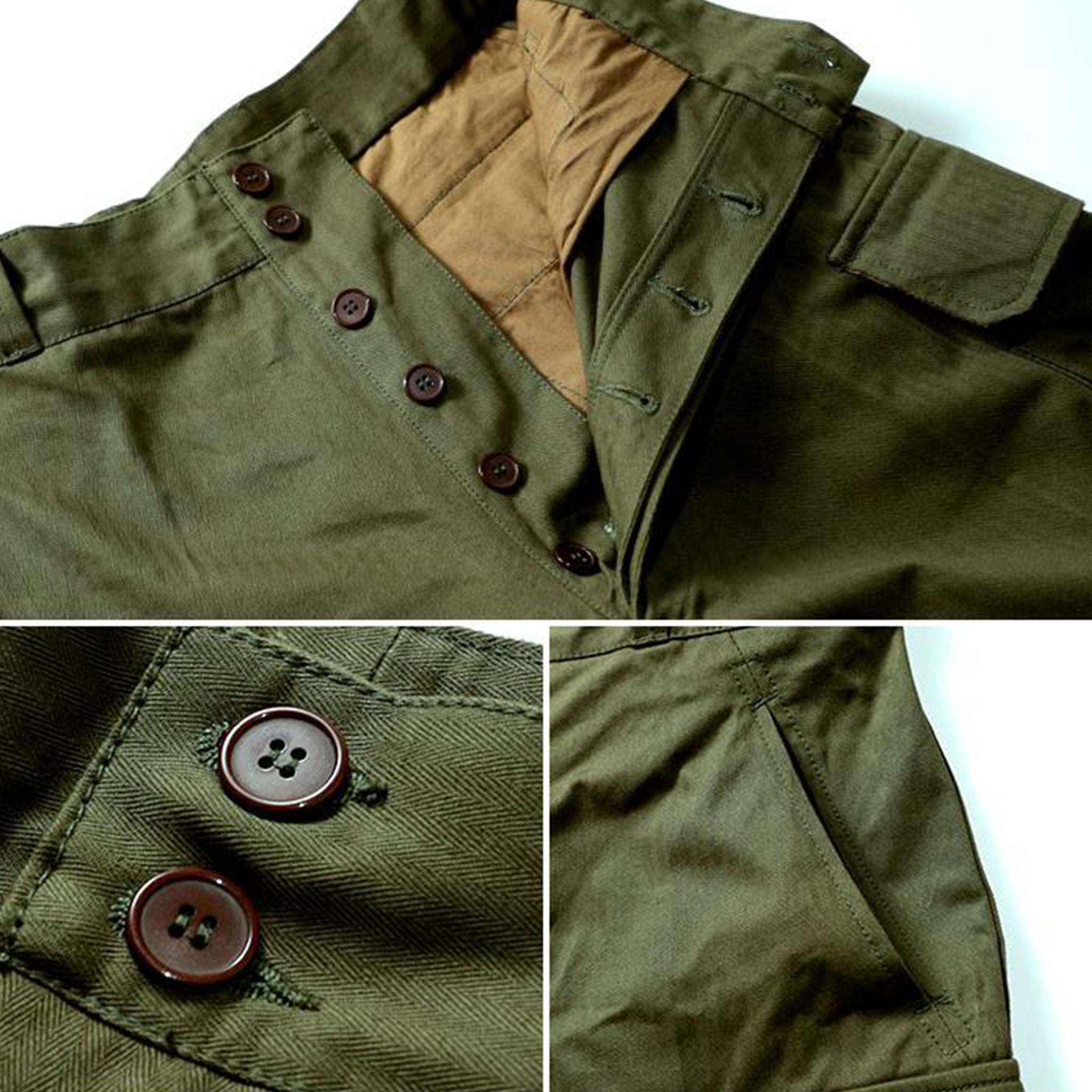 HOUSTON 1985 FRENCH MILITARY M-47 PANTS - OLIVE-DRAB – CRAFTMAN