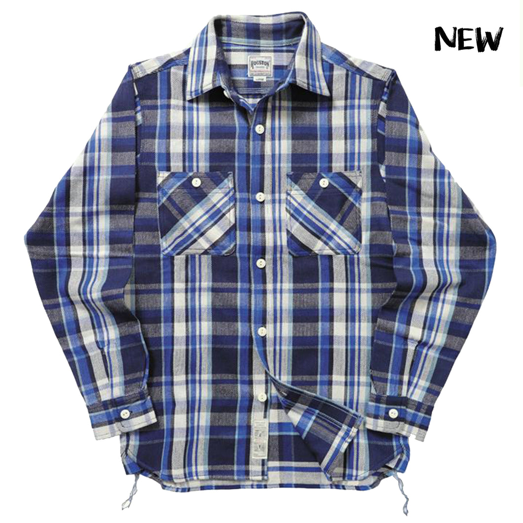 HOUSTON CHECK VIYELLA SHIRT - BLUE