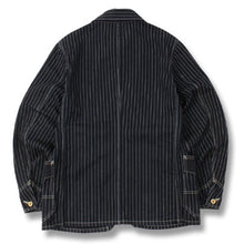 Load image into Gallery viewer, EIGHT’G 13oz WABASH STRIPE WORK COAT
