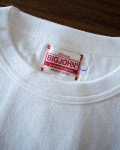 BIG JOHN 10oz POCKET TEE - WHITE