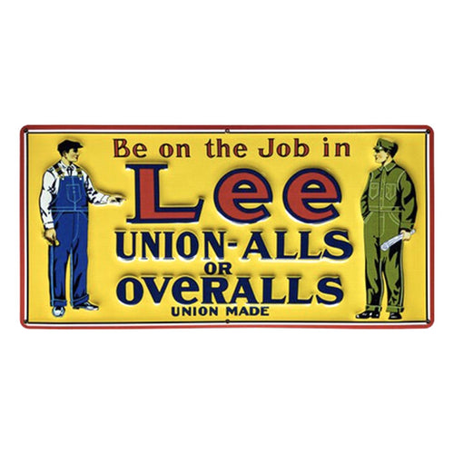 LEE DENIM METAL SIGN - CRAFTMAN