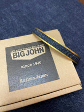 Load image into Gallery viewer, BIG JOHN BRASS WITH DENIM BANGLE
