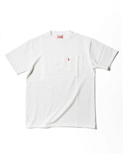 Load image into Gallery viewer, BIG JOHN 10oz POCKET TEE - WHITE
