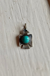 MINI TURQUOISE BIRD CHARM