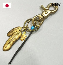 Load image into Gallery viewer, NAVAJO NATIVE BRASS KEY CHAIN
